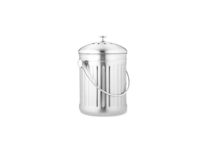compost pail bucket stainless steel from Williams Sonoma
