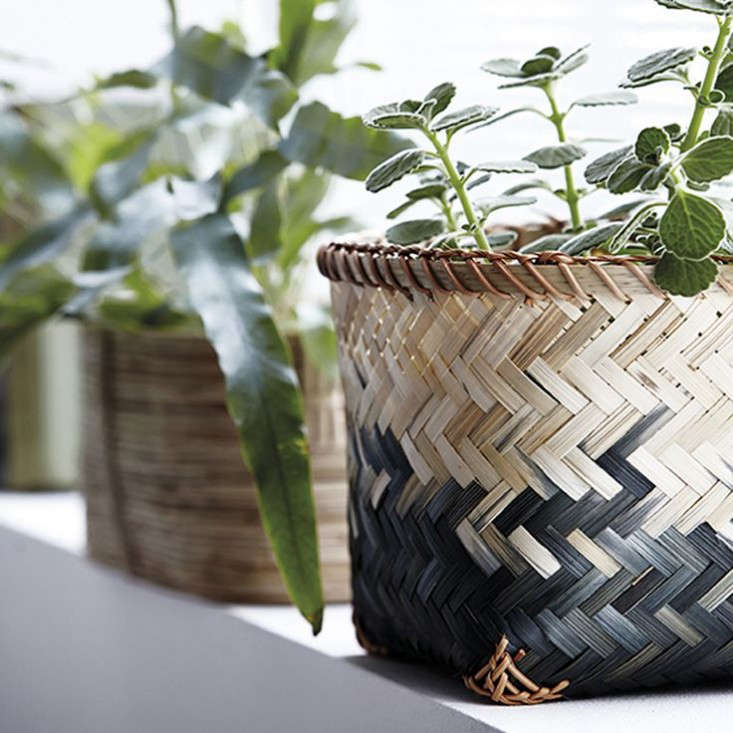 House Doctor Woven Bamboo Plant Baskets Gardenista