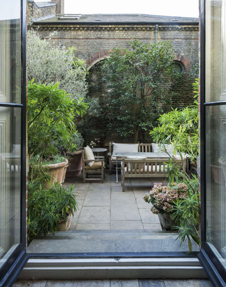 A courtyard garden owned by Rose Uniacke. Photograph by Matthew Williams.