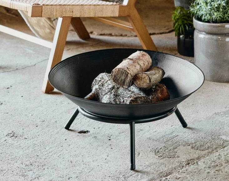 The elegant Aster Fire Bowl from Danish brand Nordal is €\169 from Living and Co.