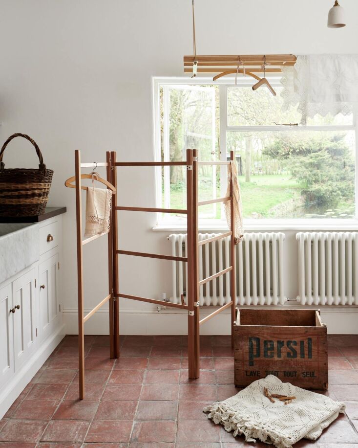 Laundry chores may feel less tedious with the deVOL Clothes Horse. Discover nine other options in \10 Easy Pieces: Wooden Clothes Drying Racks.