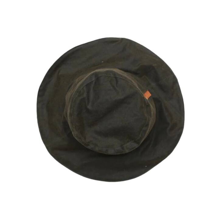 Waxed Cotton Rain Hat from Carrier Company