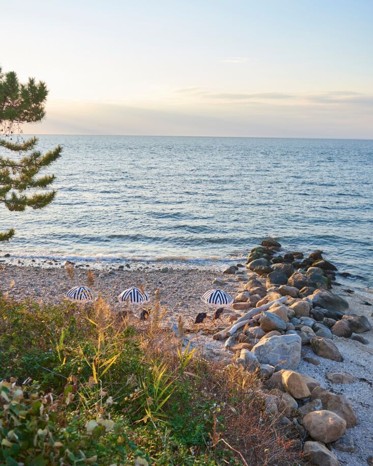 \2\20;For my birthday, we checked in to Hotel Moraine on Long Island\2\17;s North Fork. Set on a grassy hill overlooking the Sound, the minimalist property was as serene as they come. We especially appreciated the private rocky beach.\2\2\1; \2\1\1; Morgan Goldberg; photograph from Hotel Moraine