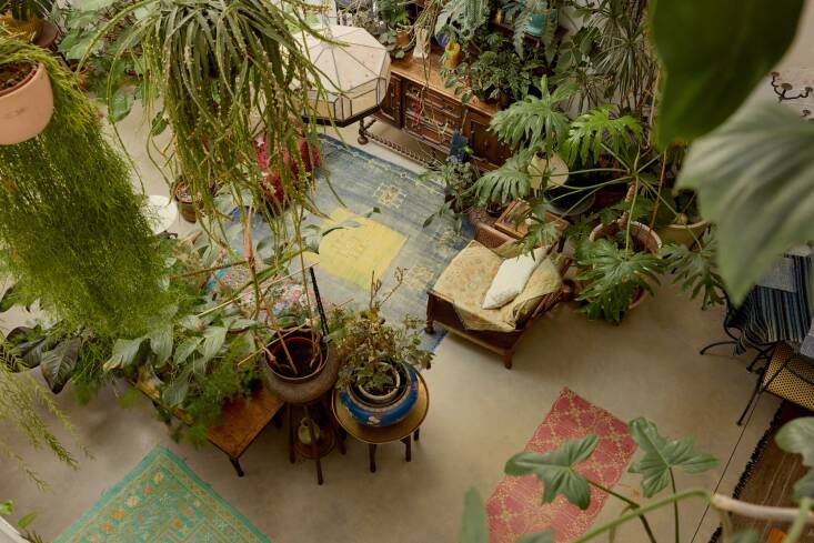 The view from the second floor down to this area.