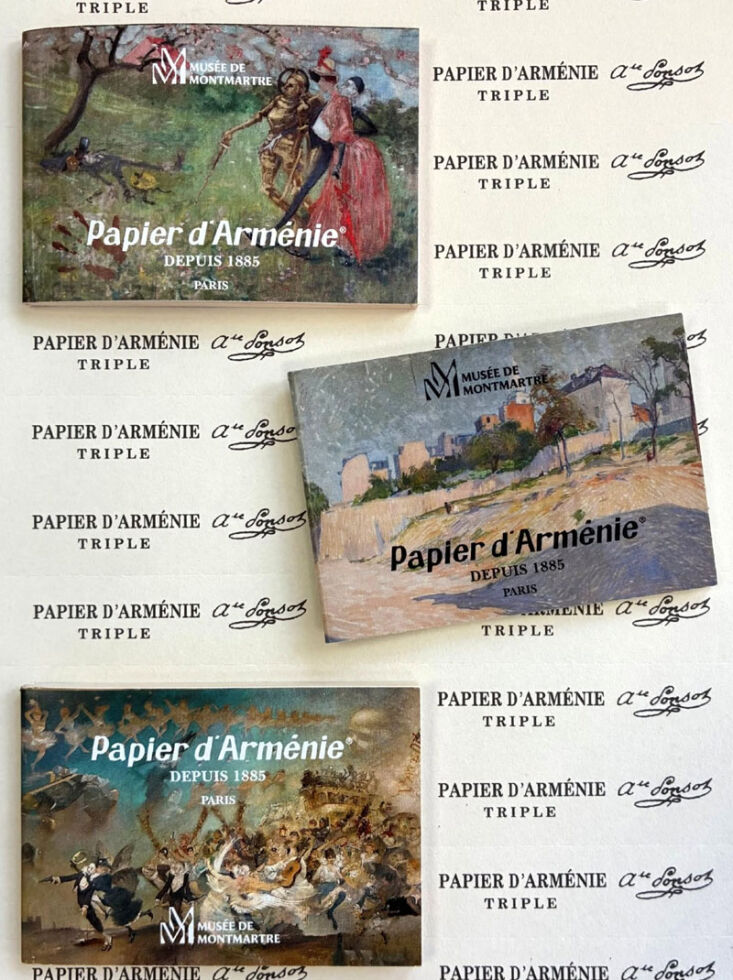 \2\20;To keep moths at bay, I\2\17;ve started tucking French Papier d\2\17;Arménie near my woolens. Made to be burned as a quick incense for clearing kitchen odors, the fragrant strips don\2\17;t kill moths but they deter them. And I was happy to learn the company is fifth-generation family owned and that it takes six months and \1\2 production stages to make each booklet.\2\2\1; \2\1\1; Margot Guralnick