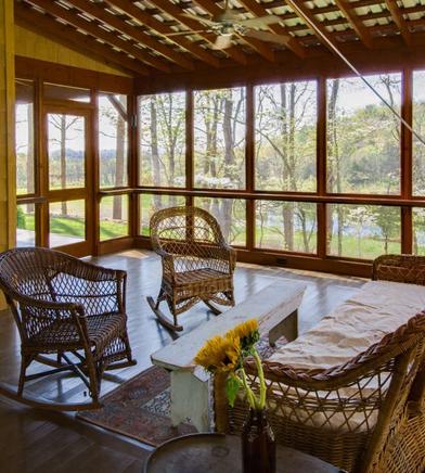 The Summer Living Room: 15 Airy Screened-In Porches - Gardenista