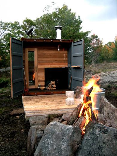 Outbuilding of the Week: Sauna Box by Castor Design Studio - Gardenista