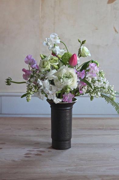 How to Make a Simple Winter Flower Arrangement – Sea Change Farm and Flower