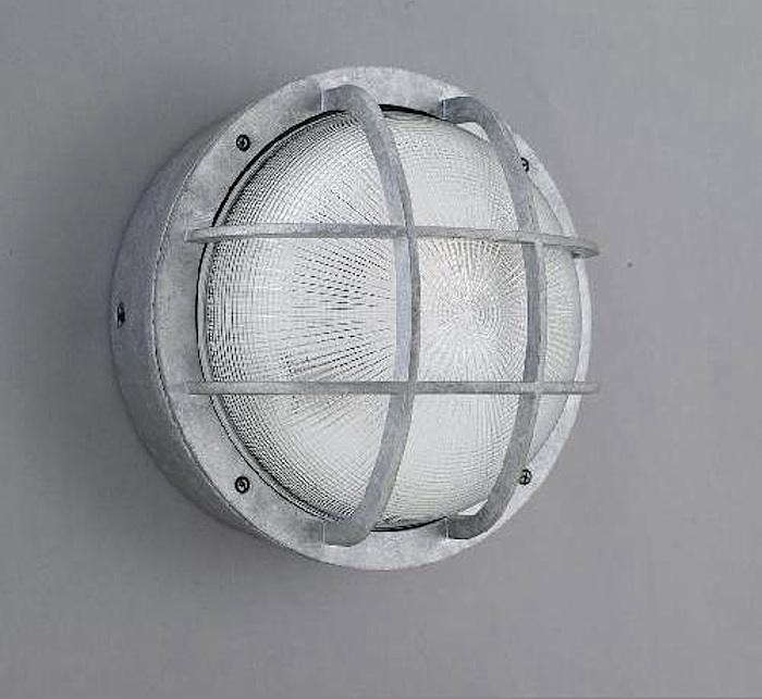 New Nautical Marine Small Round Cast Aluminum Ceiling light Wiht White Coating 
