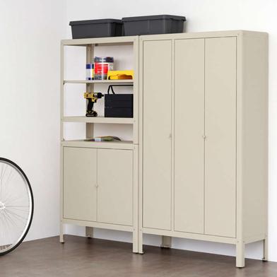 Garage Storage Cabinet Systems, Tall Storage Cabinets With Doors And Shelves Ikea