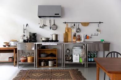Steal This Look: A Small, Chic Kitchenette for a Creative Studio