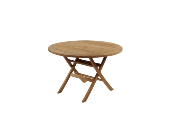 Barlow Tyrie Ascot Folding Table 43 in. Round