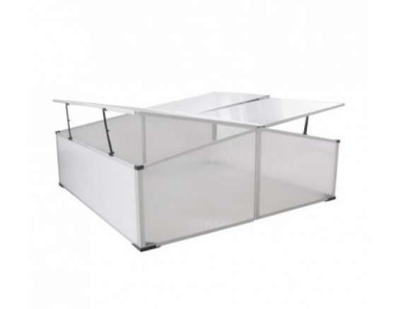Aluminum and Polycarbonate Greenhouse Cold Frame