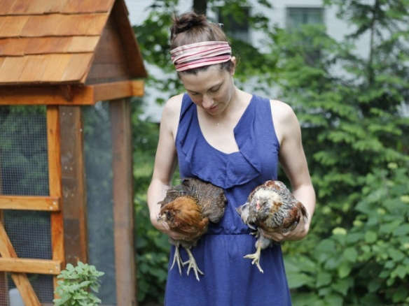 Modern Farmer: 9 Backyard Gardens with Chickens