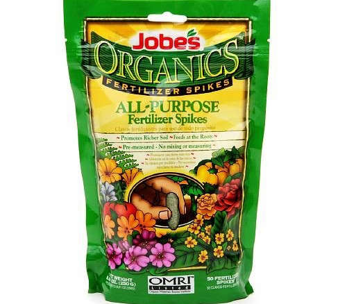 Jobes Organics, Fertilizer Spikes, All Purpos