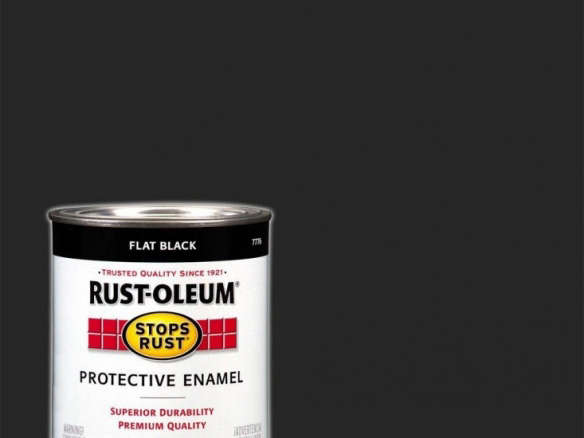 Rust-Oleum Stops Rust Flat Black Protective Enamel Paint