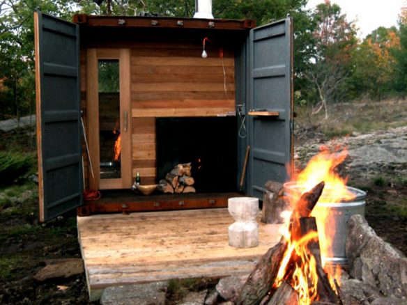 Outbuilding of the Week: Sauna Box by Castor Design Studio