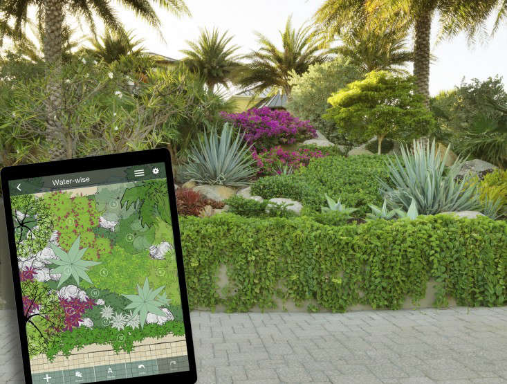 Applications de conception de paysage de jardin ipad