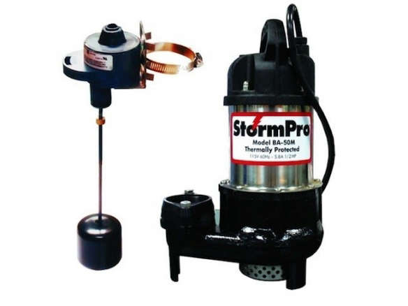 iON 1/2 HP Cast Iron Stainless Steel Sump Pump