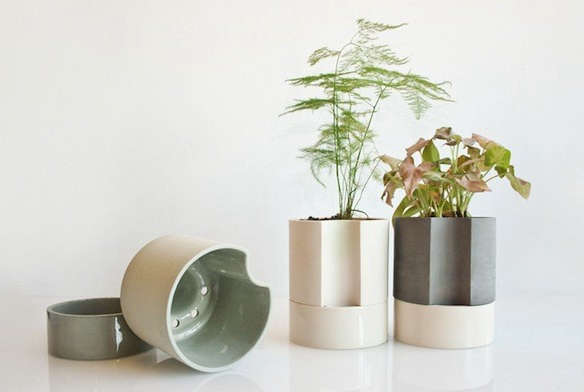 An Irresistible Self-Watering Planter by Light + Ladder