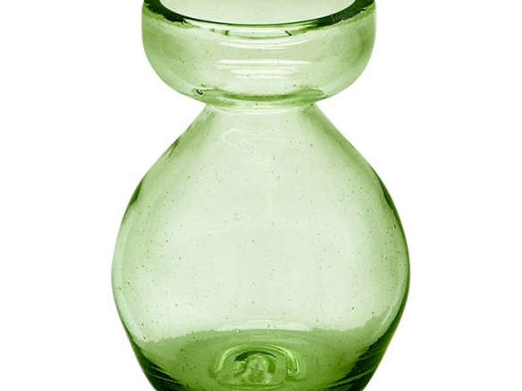 Lime Glass Bulb Vase