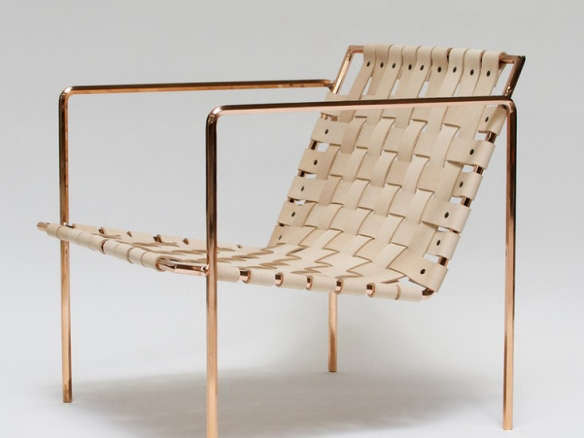 Rod+Weave Chair – Copper Frame