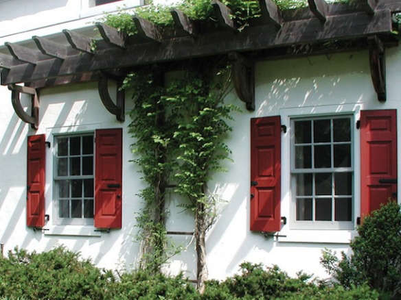 Hardscaping 101: Exterior Wooden Shutters