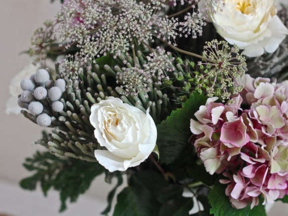 DIY: Winter Romance in a Silver Brunia Bouquet