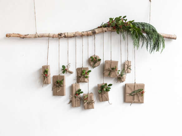 DIY Holiday: An Advent Calendar Branch from the Garden