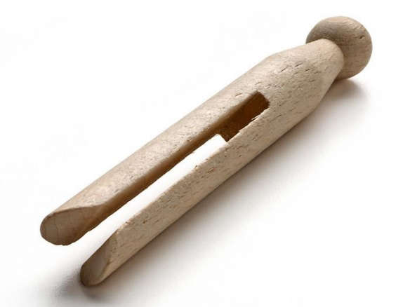 Plain Wooden Dolly Pegs