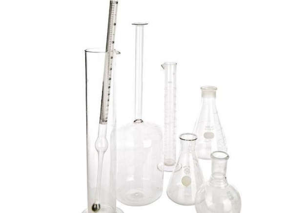 Vintage Lab Glass Beakers – Set of 7