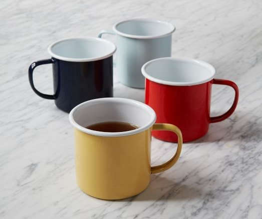 Colored Enamel Mugs
