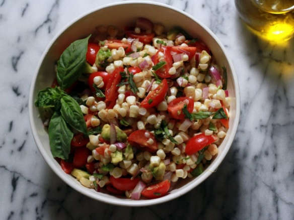 Summertime Delicacies: Corn and Tomato Salad