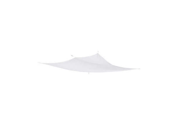 White Dyning Wedge-Shaped Canopy