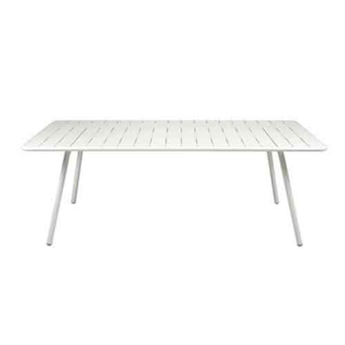 Luxembourg Rectangle Table, White Patio Dining Tables