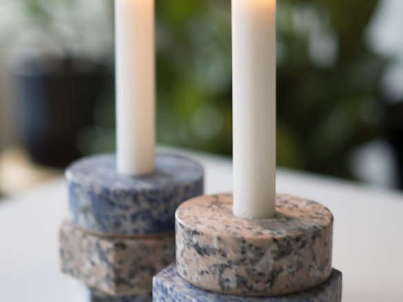 Fort Standard Stone Candle Holders