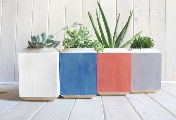 Mediterranean Colors: Planter Boxes from Yield Design