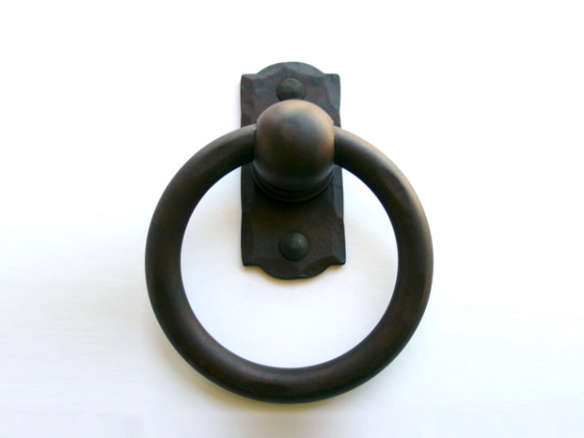 Details about   Harness Ring Hand Forged Iron 1/2" Diameter 