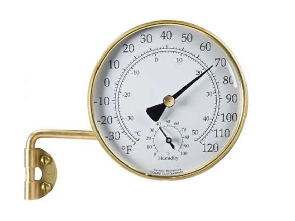 Brass Outdoor Weather Station