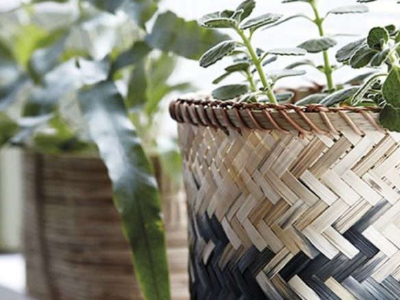 House Doctor: Woven Bamboo Plant Baskets