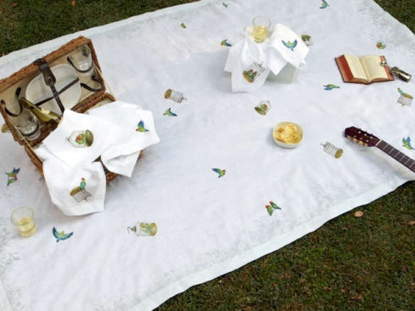 Lovebirds Rectangular Tablecloth