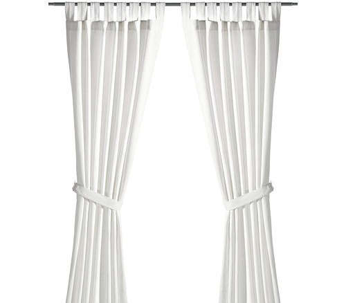 White Lenda Curtains