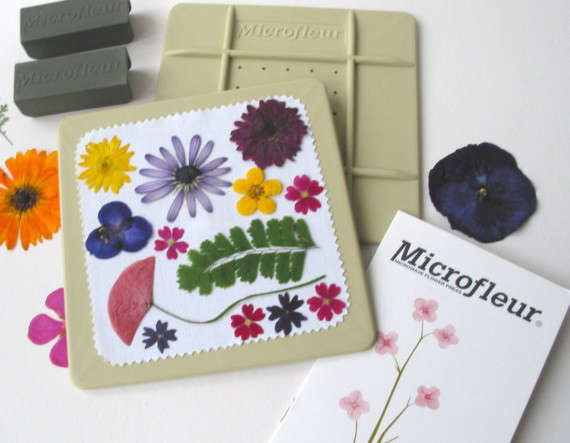 5 x 5 Microfleur Microwave Flower Press