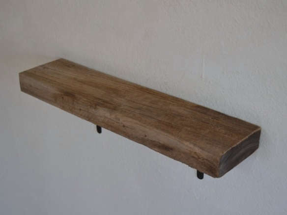30-Inch Recycled Wood Shelf