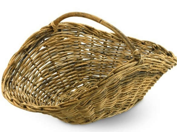 Wicker Gathering Basket