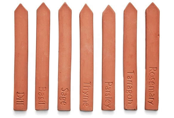 Terracotta Herb Markers