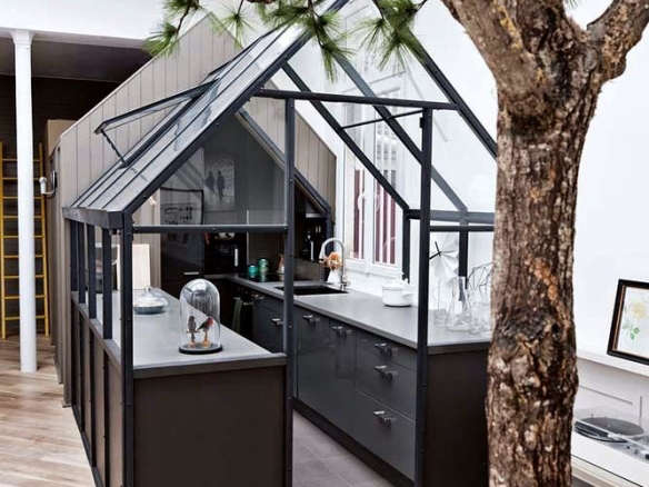 An Ikea Kitchen in a Greenhouse, Paris Edition