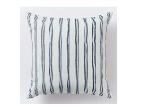 Outdoor Hand-Drawn Stripe Pillow