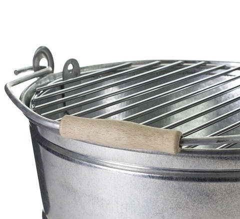 Galvanized Bucket BBQ