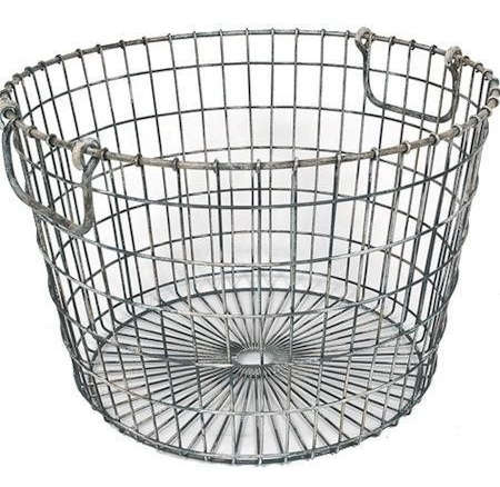 Fog Linen Basket : Grey Large Round